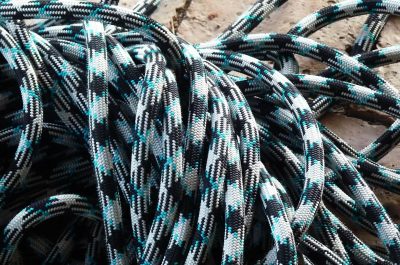 longe en corde d'escalade avec chambre à air